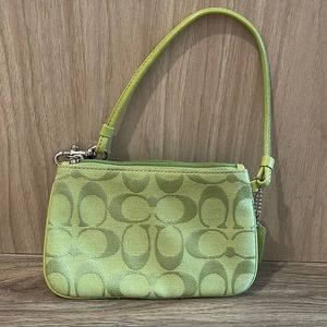 Small coach wristlet